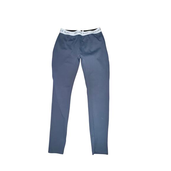 PCheeBum Scrunch Butt 7/8 Leggings Women's Size M Gray Elastic Waist Mid Rise - Picture 1 of 4